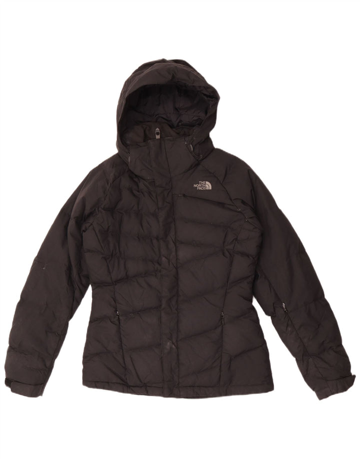 Женская стеганая куртка оверсайз с капюшоном The North Face UK 10, маленькая черная