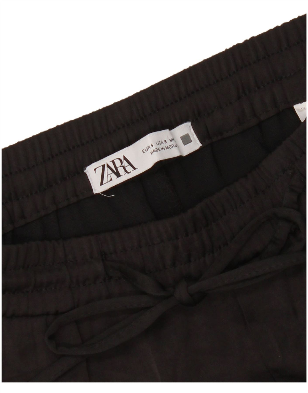 Женские прямые брюки карго Zara, маленькие W27 L31, черные