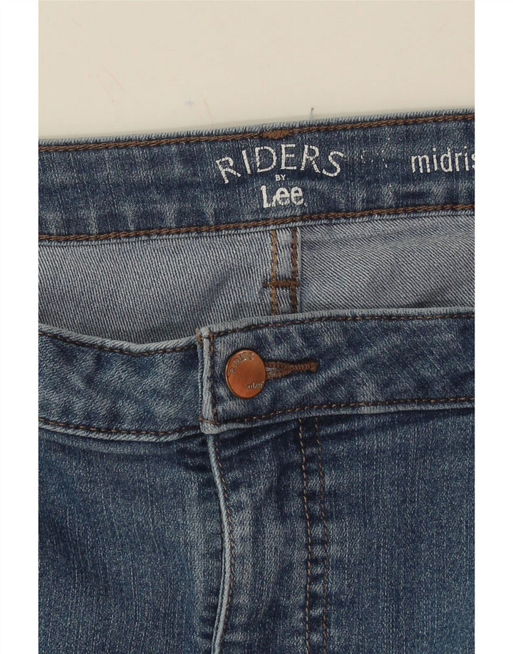 LEE Womens Riders Mid Rise Denim Shorts W38 XL Blue Vintage Lee and Second-Hand Lee from Messina Hembry 