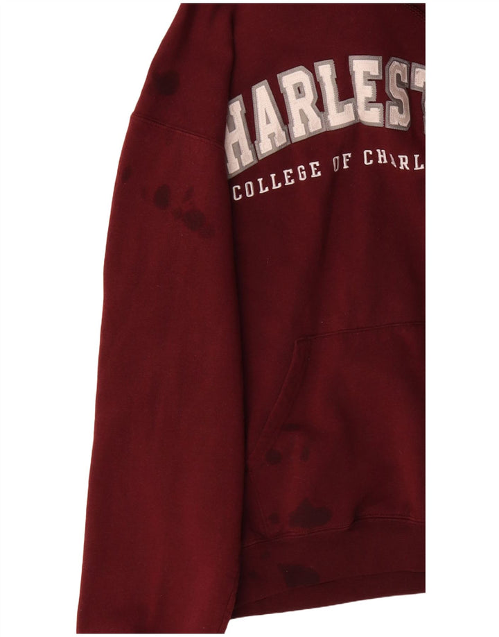 Мужской джемпер с капюшоном CHAMPION Charleston, маленький бордовый, хлопок