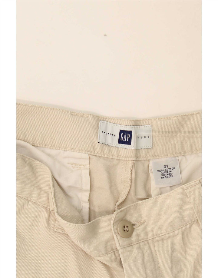 Мужские шорты чинос Gap W31, хлопковые, среднего бежевого цвета