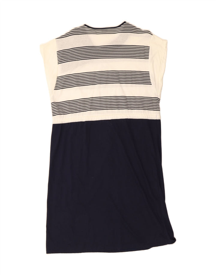 CHARMOR Womens Shift Dress IT 42 Medium Navy Blue Colourblock Nautical Vintage Charmor and Second-Hand Charmor from Messina Hembry 