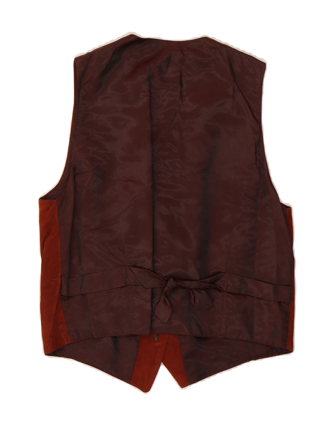 ASPESI Womens Suede Waistcoat IT 46 Large Brown Colourblock Vintage Aspesi and Second-Hand Aspesi from Messina Hembry 