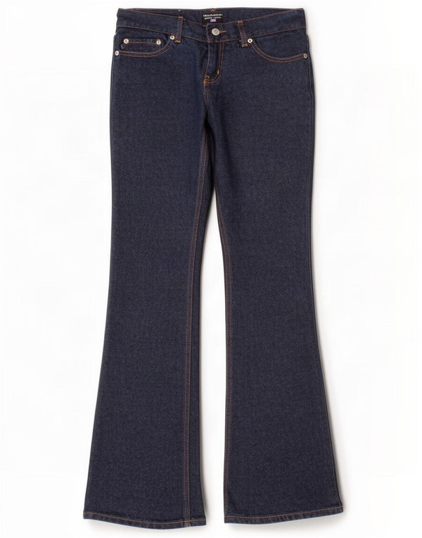 Ralph Lauren Womens Flared Jeans US 6 Medium W30 L31 Navy Blue Cotton