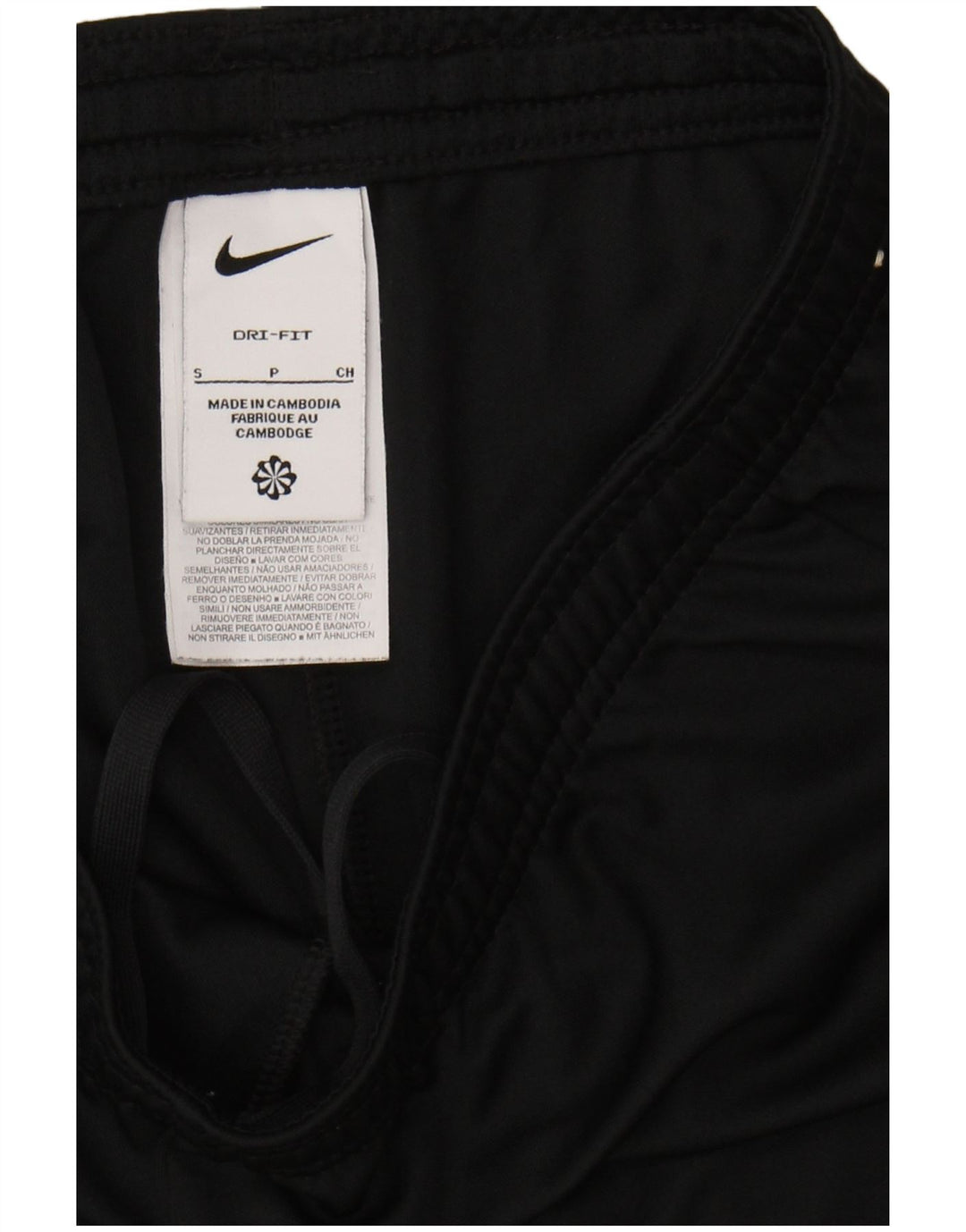 NIKE Mens Dri Fit Sport Shorts Small  Black Colourblock Polyester