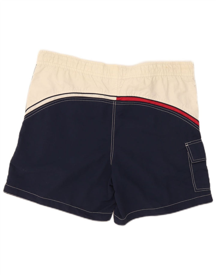 Мужские шорты для плавания-карго Tommy Hilfiger, средние, темно-синие, с цветными блоками