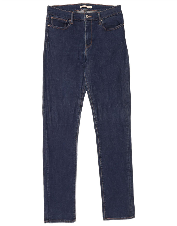 Женские обтягивающие джинсы Levi's W32 L34, темно-синие, хлопок