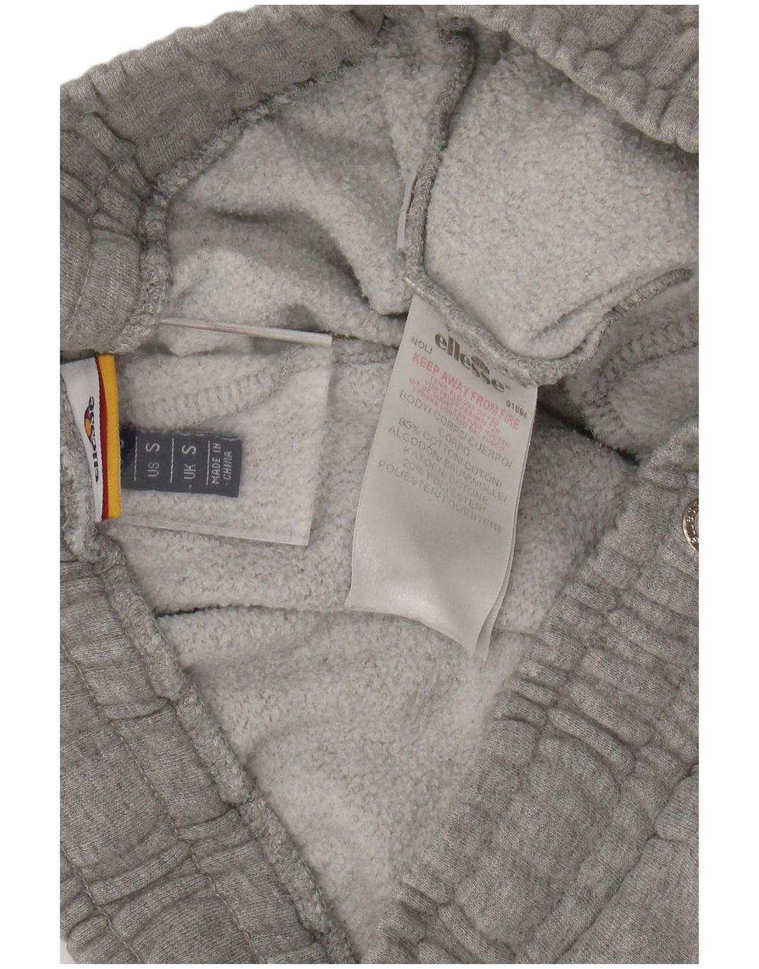 Мужские спортивные шорты Ellesse с рисунком, маленькие серые, хлопок