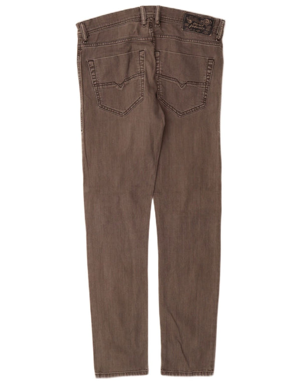 Мужские зауженные джинсы Diesel Tepphar Carrot W28 L30, серые, хлопковые