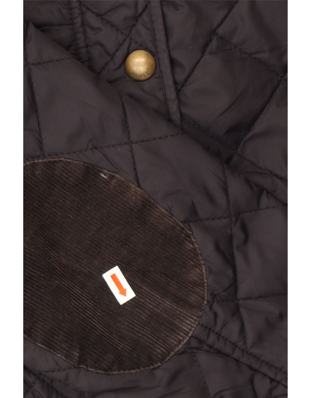 JOULES Женская стеганая куртка UK 12 Medium Black Полиамид