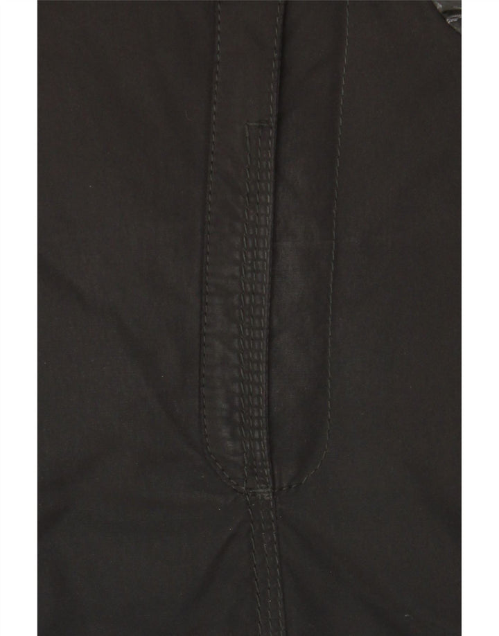 PEUTEREY Женская утепленная куртка с капюшоном IT 42 Средний Черный Полиамид