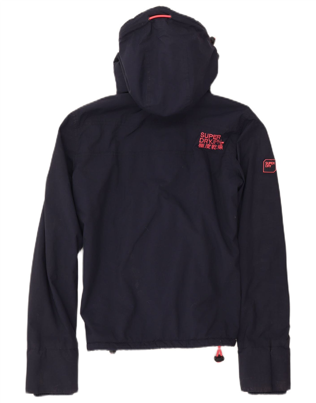 Женская ветровка с капюшоном Superdry UK 6 XS Темно-синий