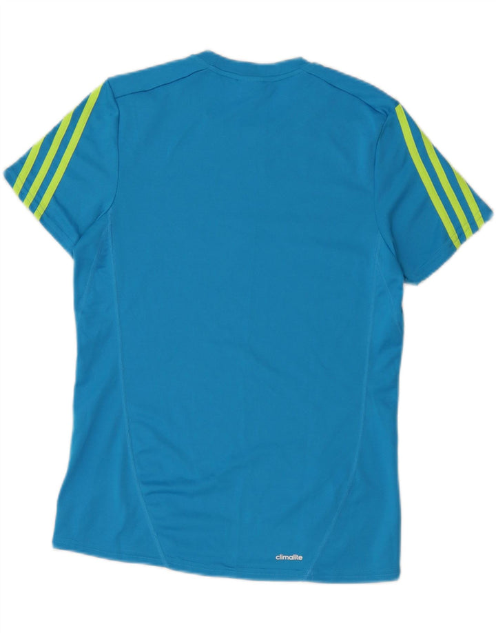 Мужская футболка Adidas Climalite с рисунком Top XS, синяя, полиэстер