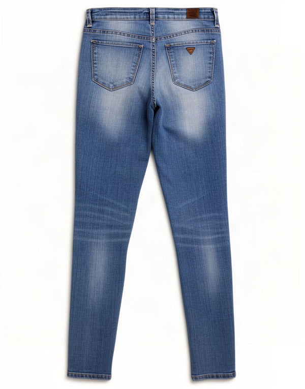 Женские джинсы скинни Guess W28 L28, синий хлопок
