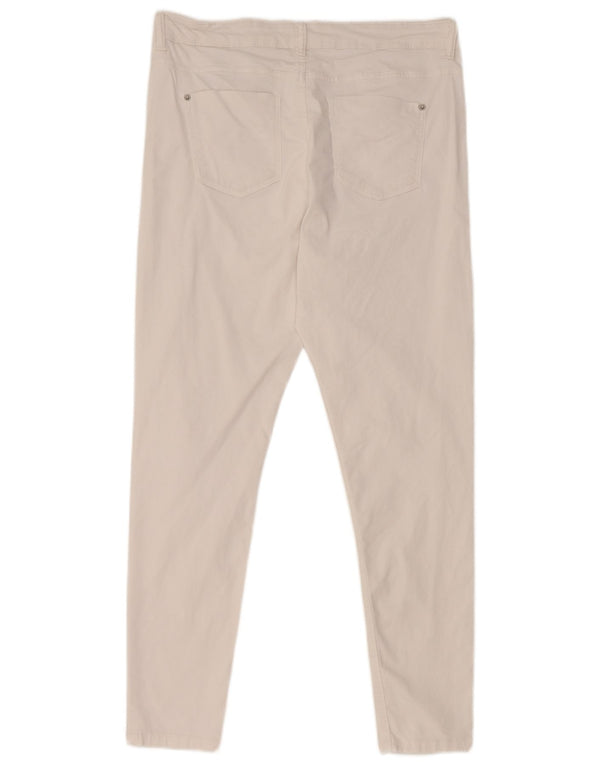 Женские джинсы суперскинни Marks & Spencer UK 14, большие W32 L27, белый хлопок