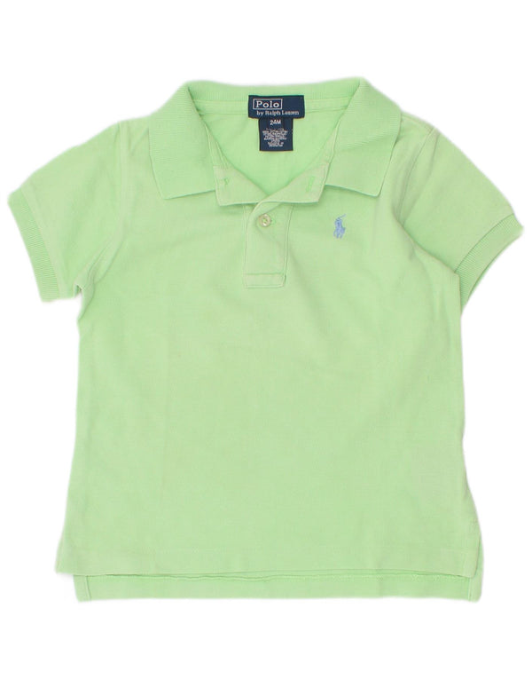 Рубашка Polo Ralph Lauren для маленьких мальчиков 18-24 месяцев, зеленый хлопок