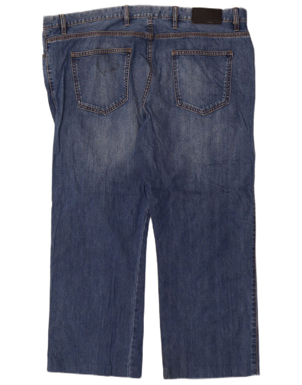 Мужские прямые джинсы Marks & Spencer с автографом W42 L27, синий хлопок