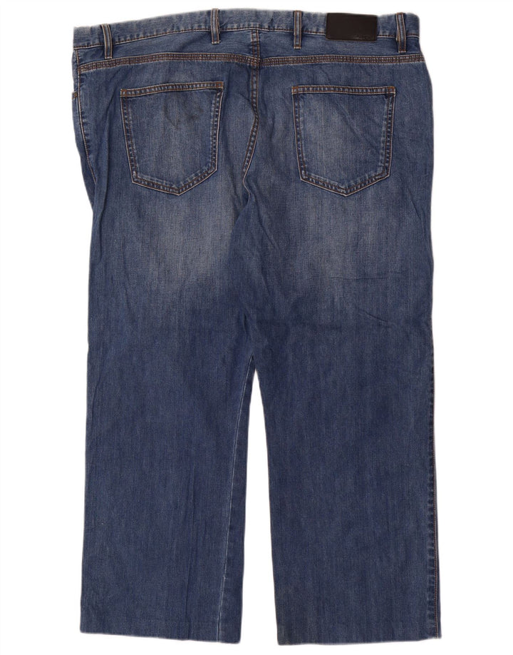 Мужские прямые джинсы Marks & Spencer с автографом W42 L27, синий хлопок