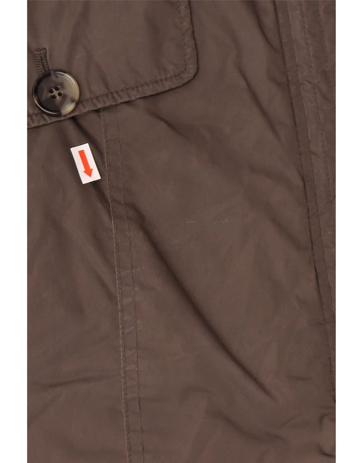 Женская парка WOOLRICH UK 6 XS Коричневая классическая