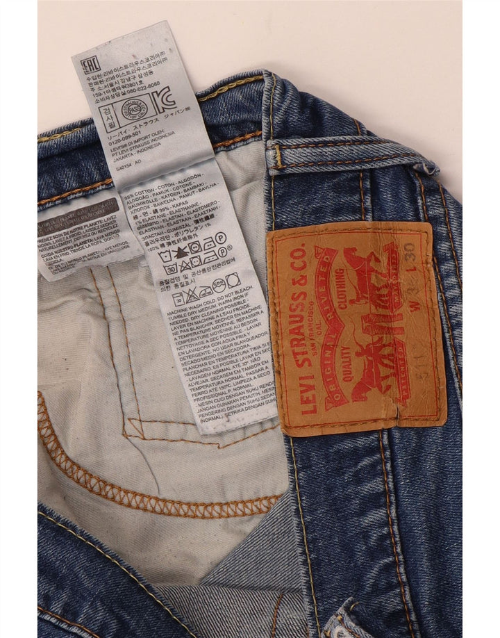 Мужские джинсы Levi's Slim 511 W36 L30 синие, хлопок