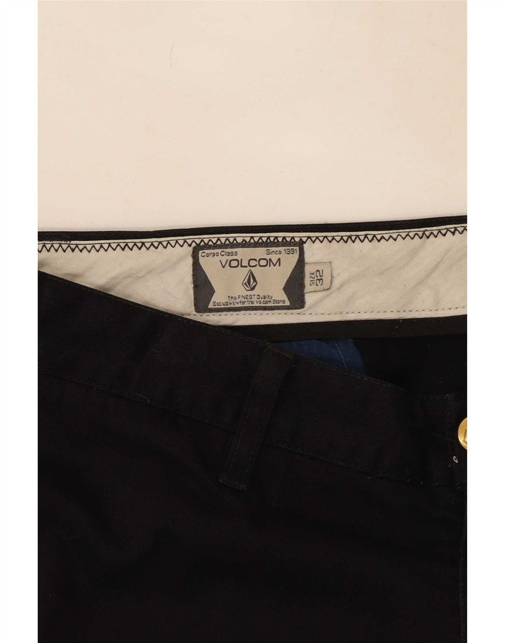 Мужские прямые брюки-чиносы Volcom W32 L31 черные