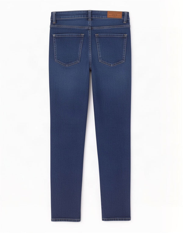 Женские прямые джинсы Marks & Spencer UK 10, маленькие, W28 L28, синие, хлопок
