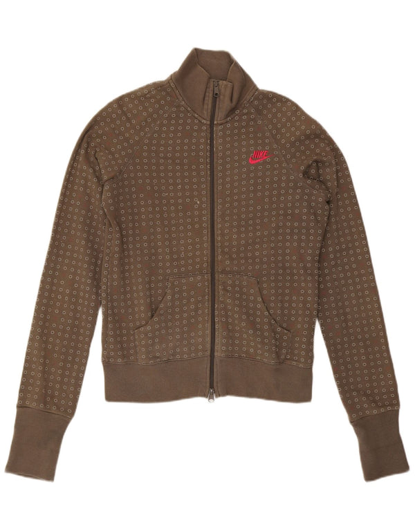 Женский спортивный костюм NIKE UK 14, большой хлопок в крапинку цвета хаки