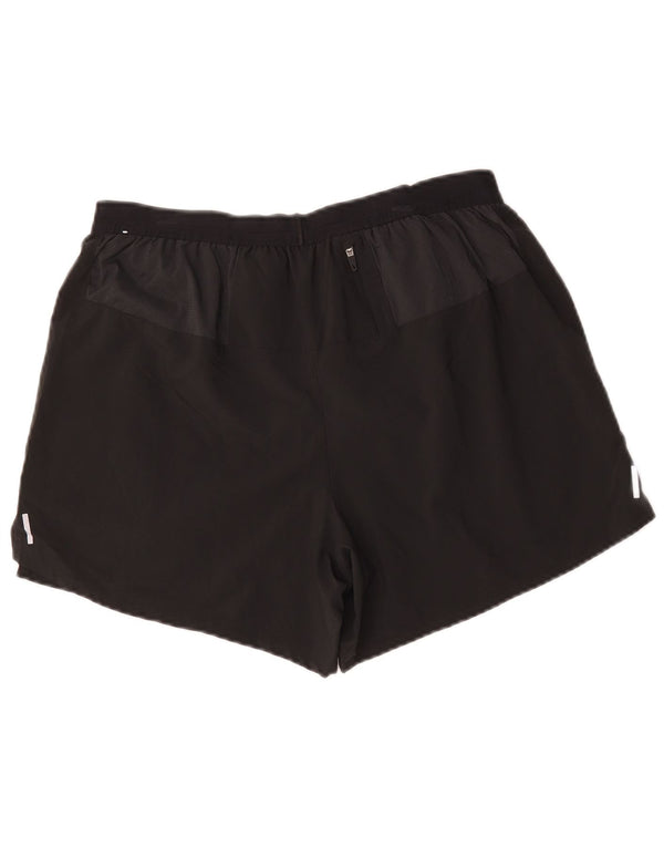 Мужские спортивные шорты Nike Dri Fit, большие черные, полиэстер