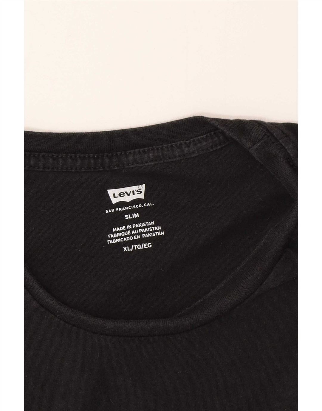 Мужская футболка Levi's Slim Top XL, черная