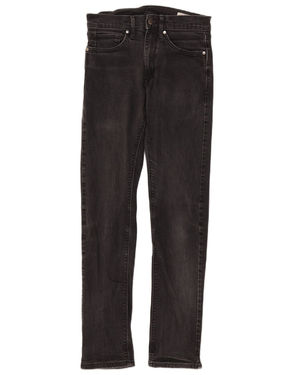 Мужские джинсы скинни Marks & Spencer W28 L30, черный хлопок