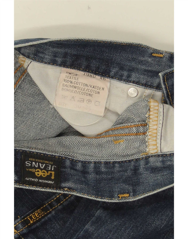 Мужские прямые джинсы Lee W30 L29 темно-синие, хлопок