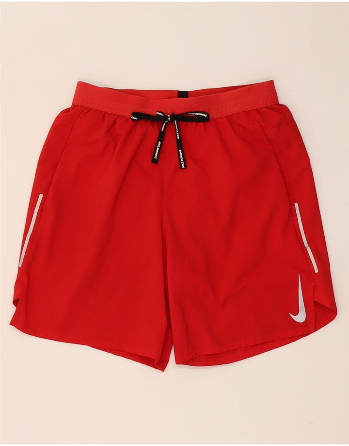Женские спортивные шорты Nike Dri Fit UK 8, маленькие красные, из полиэстера