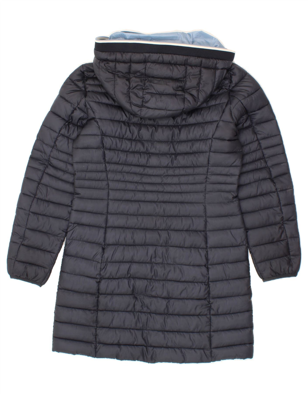 ESPRIT Womens Hooded Padded Coat UK 10 Small Navy Blue Polyester Vintage Esprit and Second-Hand Esprit from Messina Hembry 