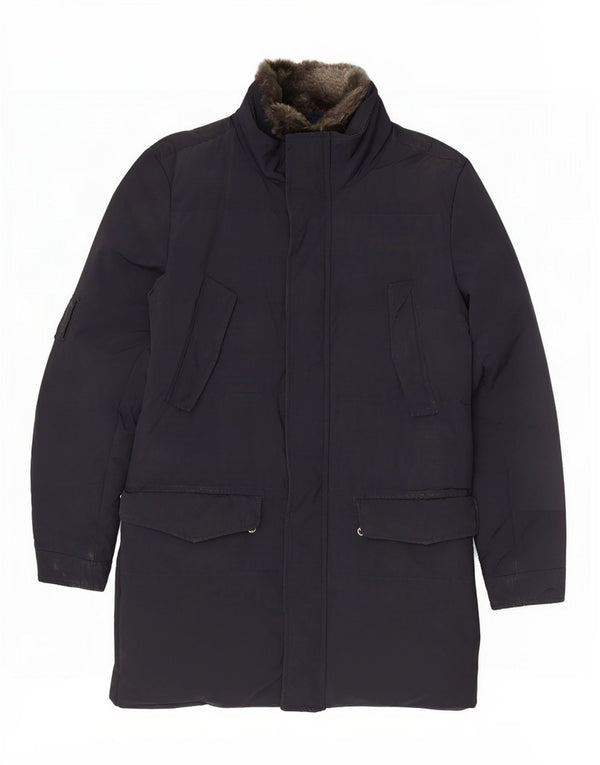 Мужское стеганое пальто Woolrich UK 38, средний темно-синий, полиэстер