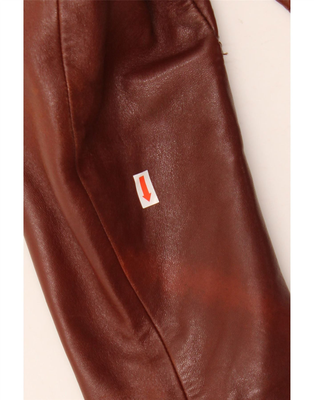 Женская кожаная куртка Emme IT 46 большая коричневая