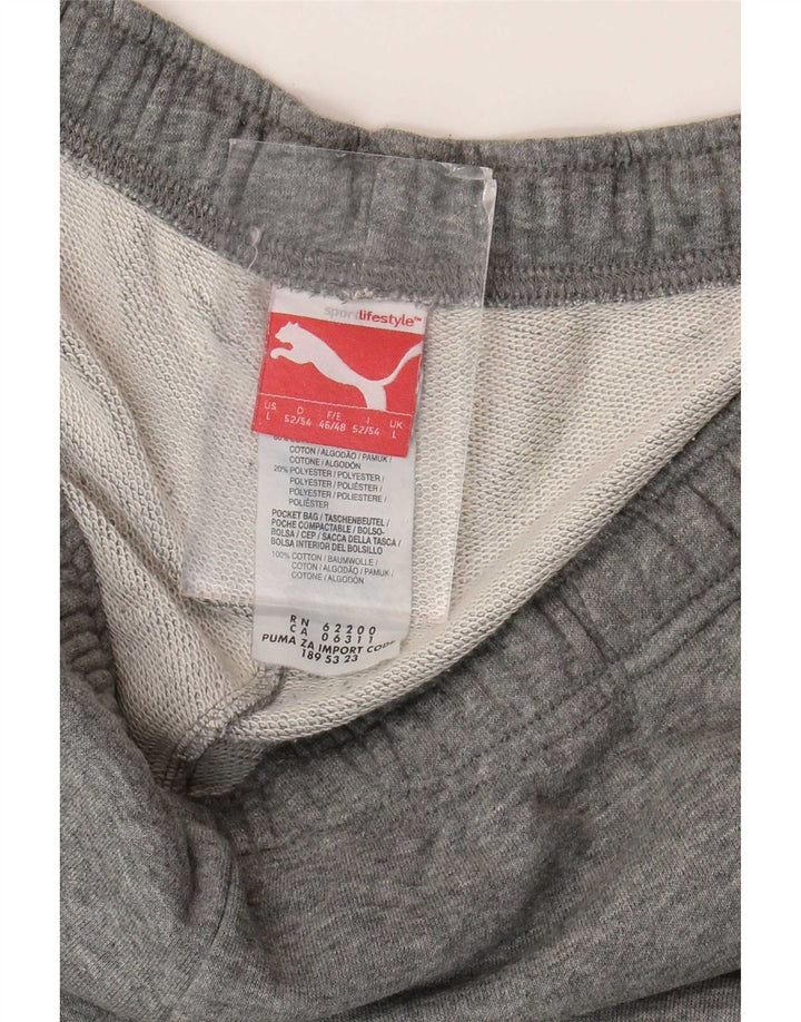 Мужские спортивные брюки Puma, джоггеры, большие, серые