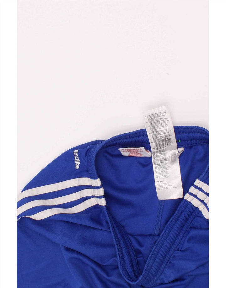 Спортивные шорты Adidas Climalite для мальчиков 11-12 лет, синие, полиэстер