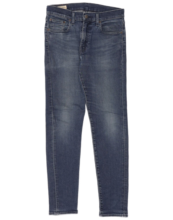 Мужские зауженные джинсы скинни Levi's W32 L32 синие, хлопок