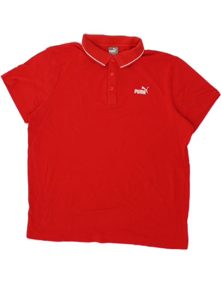 PUMA Mens Polo Shirt XL Red Cotton Vintage Puma and Second-Hand Puma from Messina Hembry 