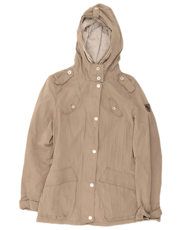 Murphy & Nye Womens Military Hooded Parka Jacket IT 46 Large Beige