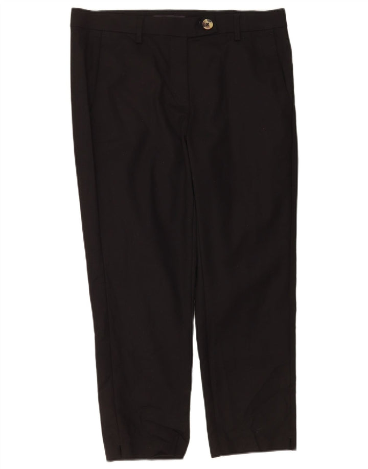 Женские укороченные брюки Marks & Spencer UK 12 Medium W30 L24 Черные