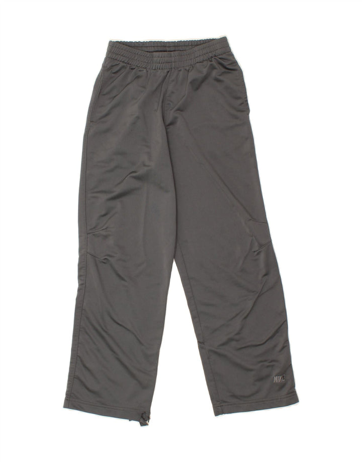 NIKE Boys Tracksuit Trousers 10-11 Years Medium Grey Polyester Vintage Nike and Second-Hand Nike from Messina Hembry 