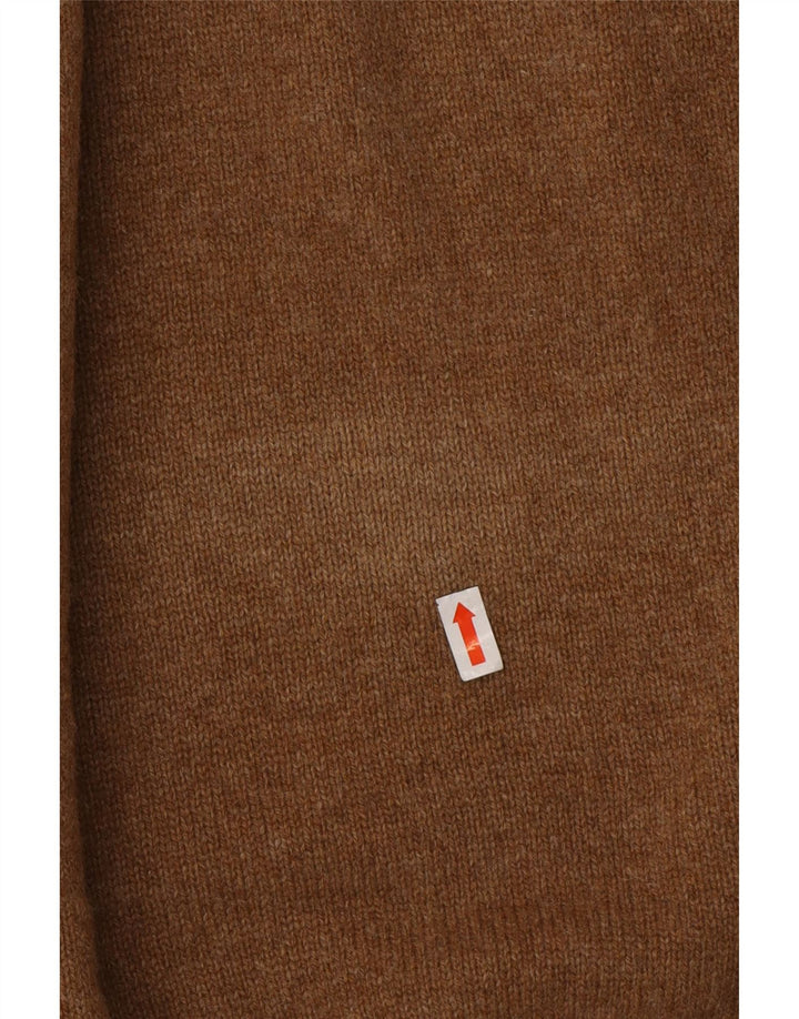 Мужской свитер MARLBORO CLASSICS с воротником на молнии 2XL, коричневый, шерсть