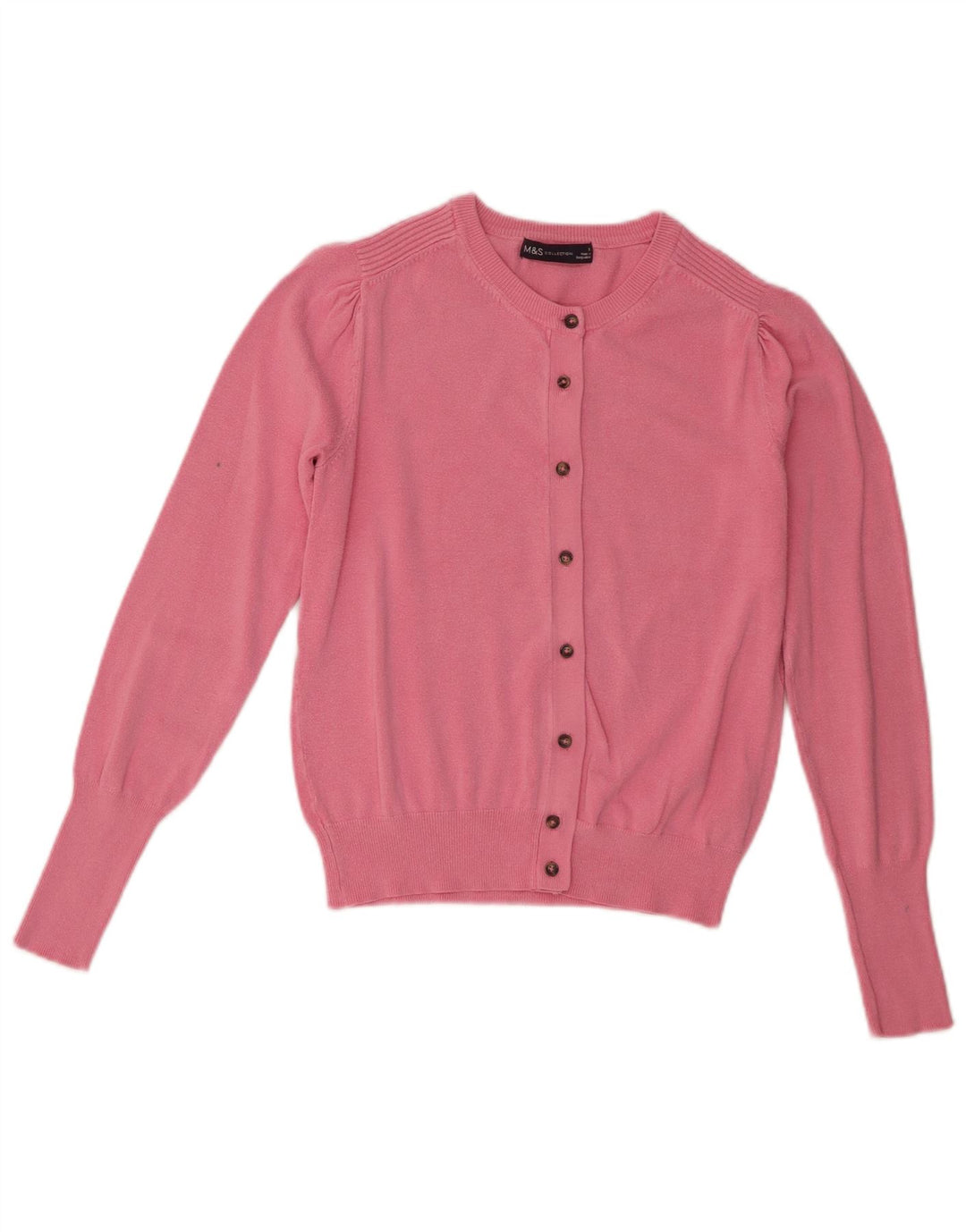 Женский кардиган Marks & Spencer, Великобритания, 8, маленький, розовый, вискоза