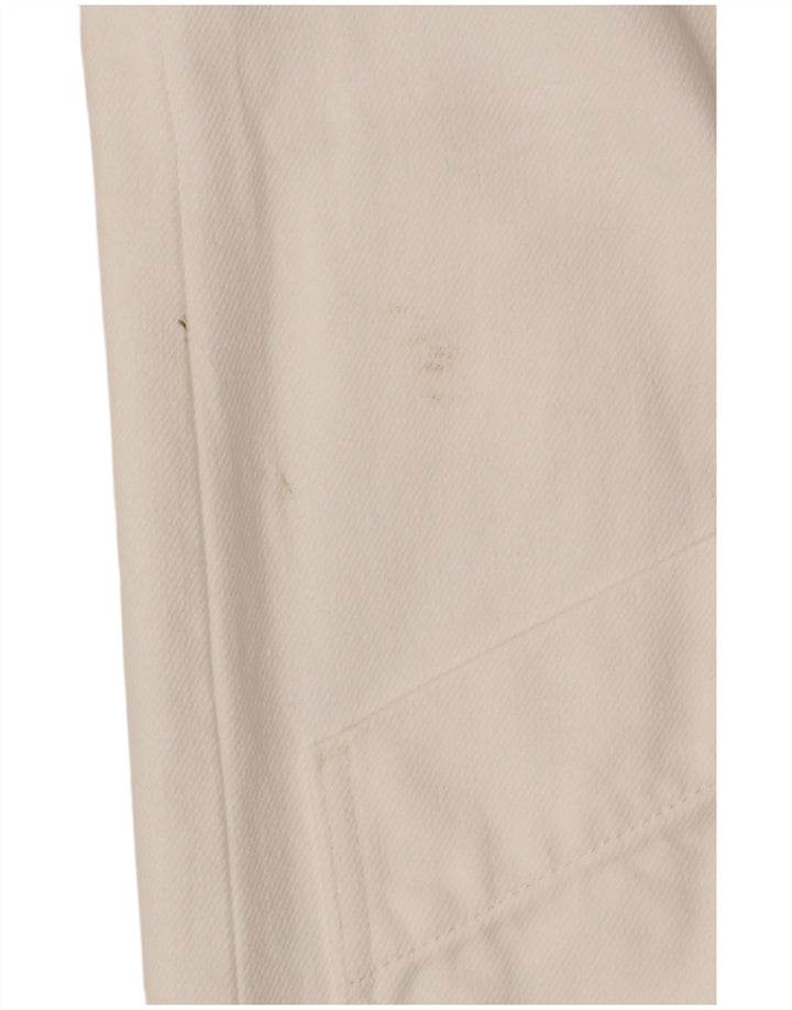 Женская джинсовая юбка-миди Zara Medium W30, белый хлопок