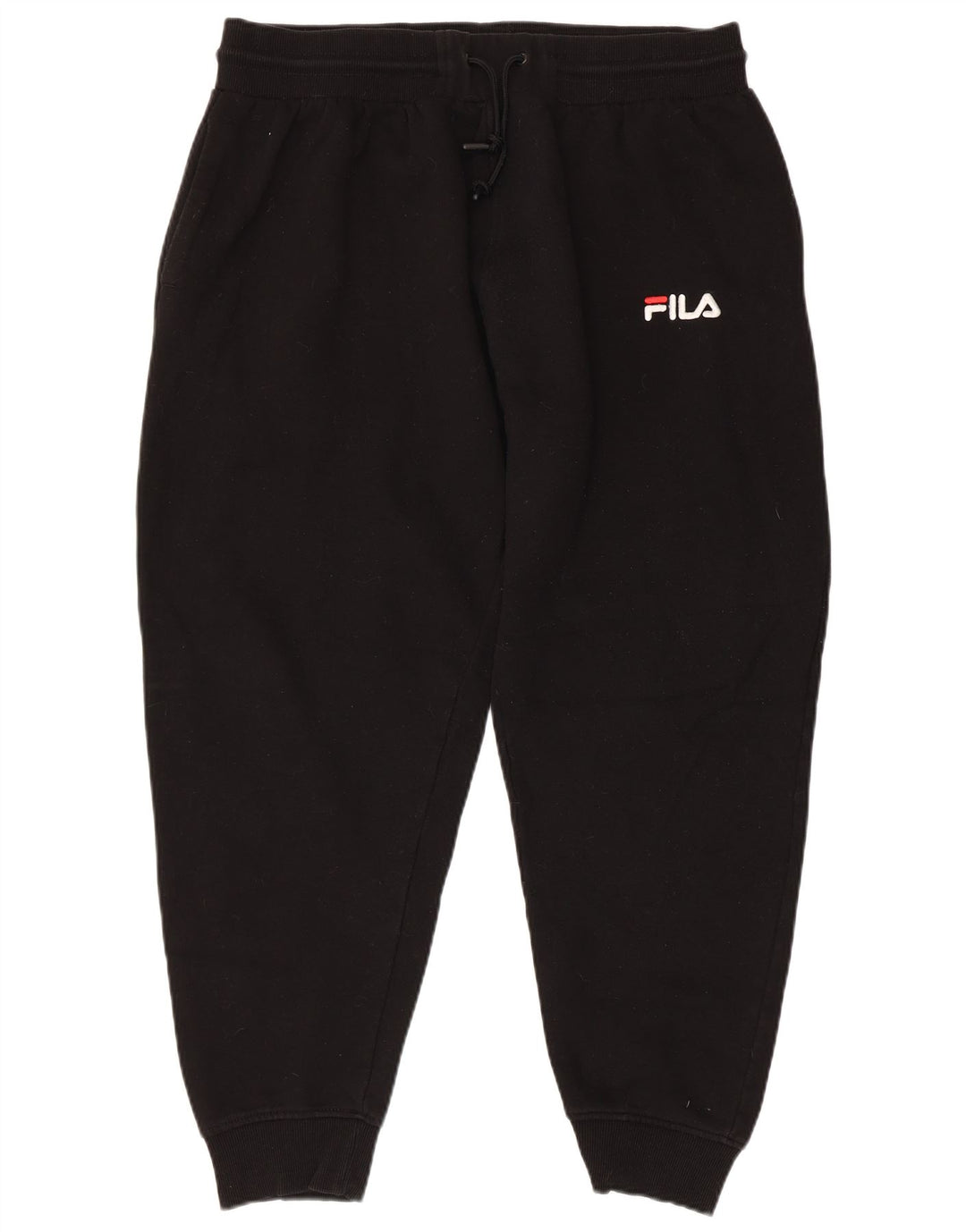 Мужские спортивные брюки FILA, джоггеры, 2XL, черный полиэстер