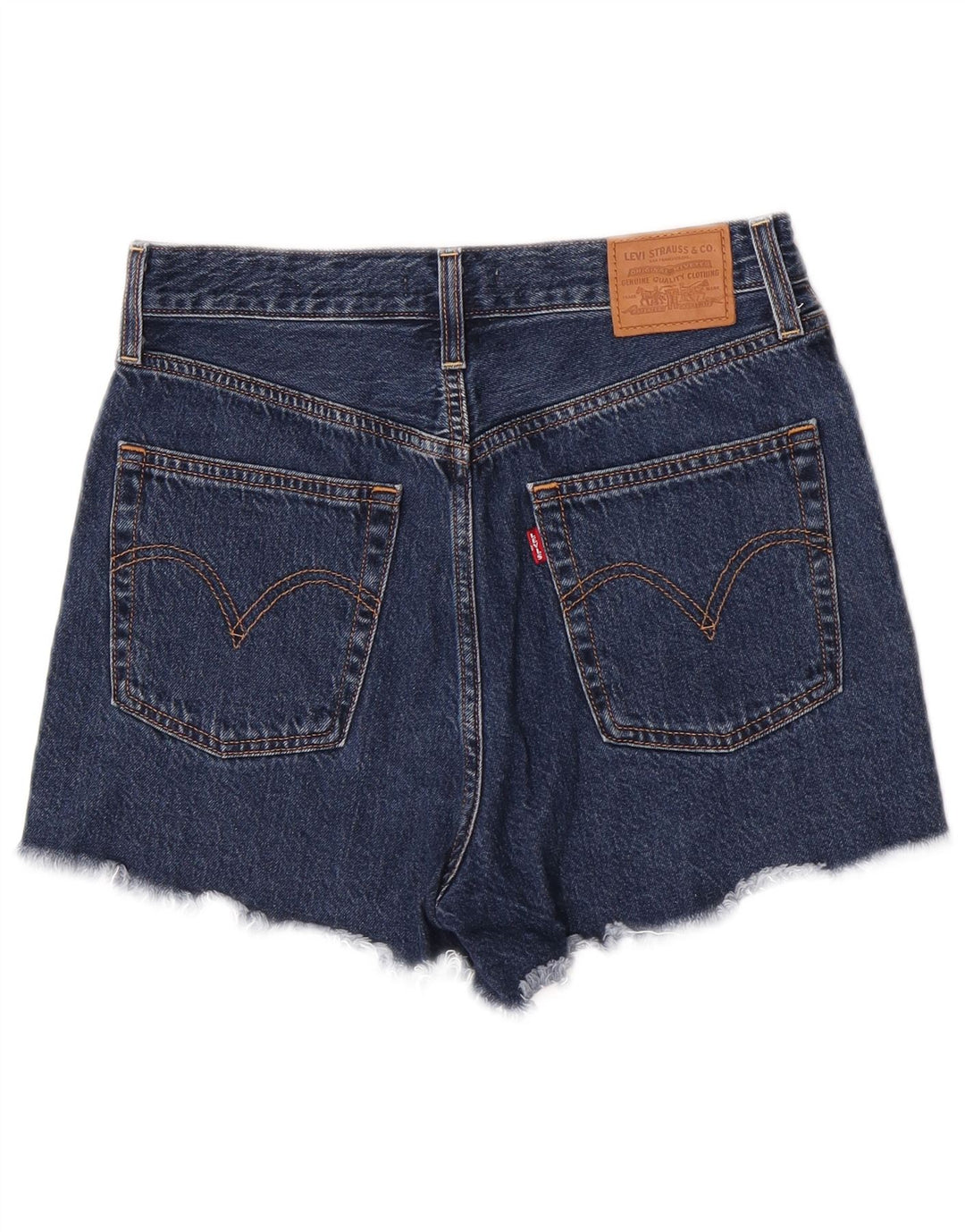 Женские джинсовые шорты Levi's Ribcage W29, средний темно-синий, хлопок