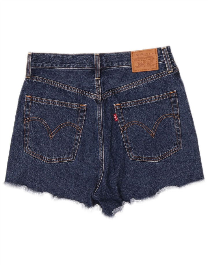 Женские джинсовые шорты Levi's Ribcage W29, средний темно-синий, хлопок