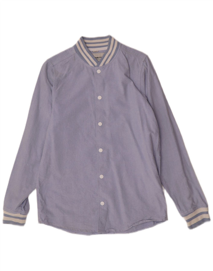 Мужская рубашка Carhartt XS синяя, хлопок