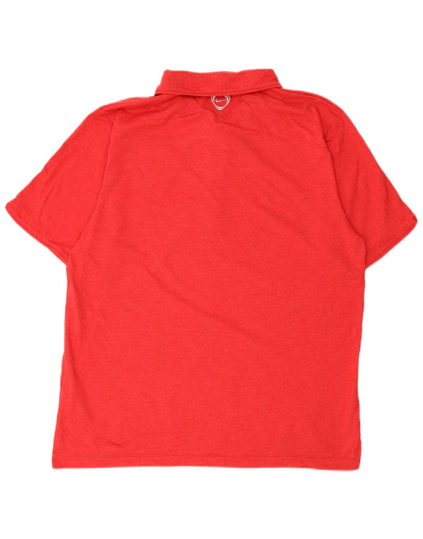 Nike Mens Arsenal Graphic Polo Shirt UK 42/44 Large Red Cotton